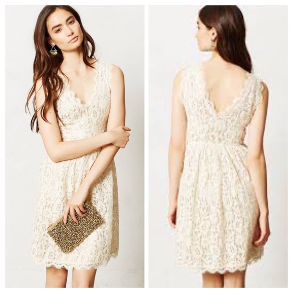 Greylin | Melusine Lace Fit & Flare Dress Size L